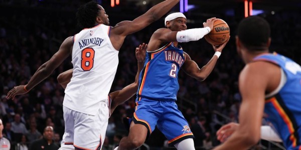 SGA26分霍姆格伦28分 唐斯17+17+6犯雷霆险胜尼克斯