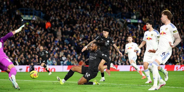 英超-塞梅尼奥制胜球哈兰德缺阵 曼城1-0利兹联迎6连胜